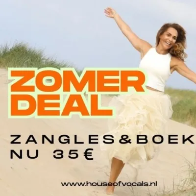 Zing met Zelfvertrouwen! Zomerdeal: Boek&Zangles voor slechts 35€