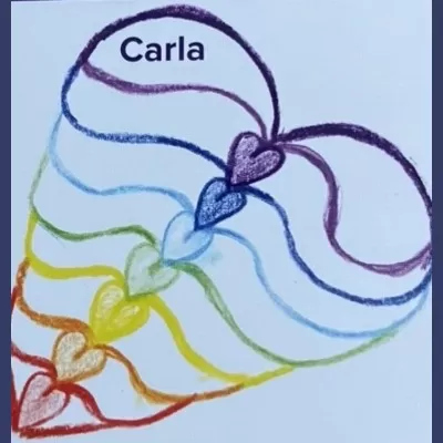 Gekleurd Hart / Carla Ouwehand